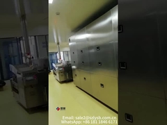 Compacte lijn voor het wassen, drogen en sluiten van injectieflacons