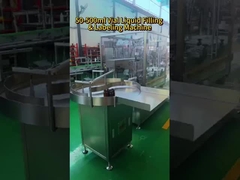 GMP-Standaard 50-500 ml flacons vloeistof vul-deksel-etiketteringsmachine