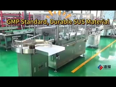 Verpakkingslijn voor orale oplossing Vervaardiger, 50-200 ml injectieflacon-vul-cap-etiketteringssysteem