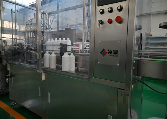 Kopen High Speed Syrup Filling and Capping Machine voor 50-500 ml flessen, GMP gecertificeerd en aanpasbaar voor meerdere viscositeiten online vervaardiging