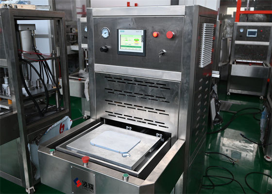 Kopen Medische plastische en kartonnen warmteverzegelingsapparatuur Tyvek Verzegeling met mens-machine-interface-operatie online vervaardiging