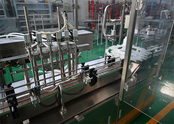 Kopen Flexible Vial Filling Machine for Pediatric Syrups 30-500ml met Gravity Based Filling Sterility Assurance online vervaardiging