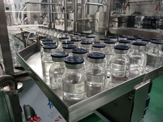 Kopen Flessenvul- en afdichtmachine voor 30-500 ml flessen stikstofspoelsteun online vervaardiging
