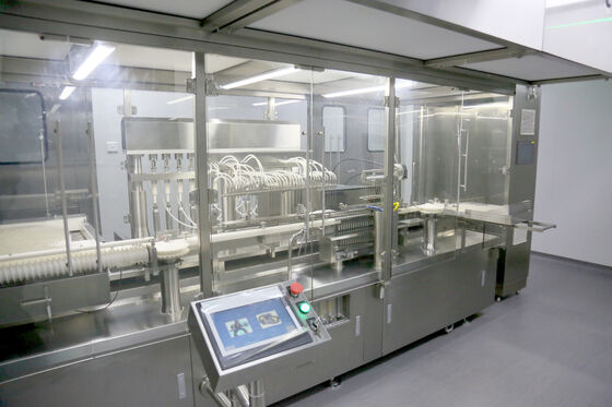 Kopen 316L stalen constructie 1-2 ml ampul wassen steriliseren vullen afdichtlijn, 40.000 stuks / uur HMI-lijncontrole AGF-5S online vervaardiging