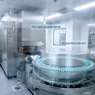 Kopen Farmaceutische glazen ampulvulmachine met automatisch overdrachtwasvul- en sluitsysteem online vervaardiging
