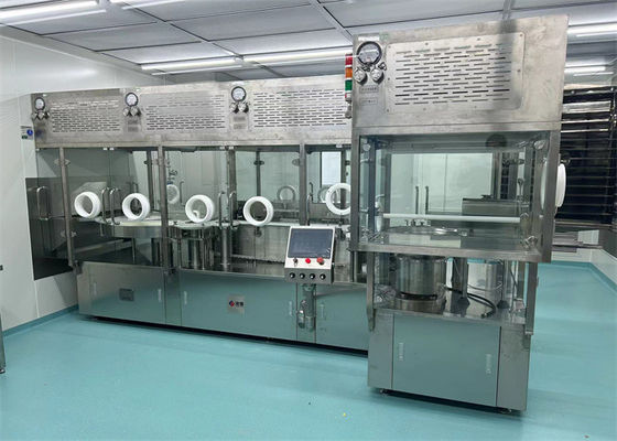 Medische flacons Filling Machine wassen steriliseren vul capping voor 2,5, 10 ml flacons GMP standaard