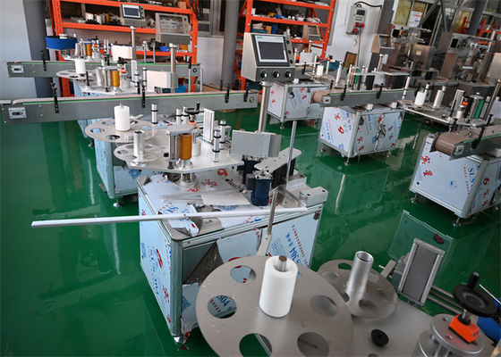 Pillenflesse etiketteringsmachine, flacon etiketteringsmachine met datumcode, touchscreen, PLC