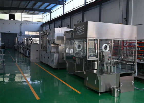 Multi Head Flask Filling Capping Machine voor orale suspensie 50-250 ml met koppelregeling en data logging