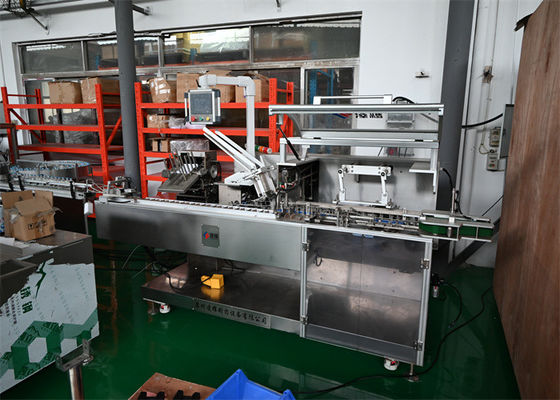 Automatische horizontale kartonneermachine met hoge snelheid (LYWZH-260)Continu bewegende secundaire verpakkingsautomatisering met geïntegreerde defectonderdrukking voor blisterlijnen met hoog rendement