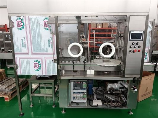 Automatische vul- en dopmachine voor flessen (10-500 ml) met peristaltische pomp