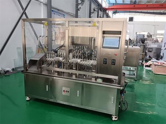 Goede prijs. Gelvulmachine voor hoge viscositeit gel met 316L SUS zuigerpomp met PLC, GMP standaard online
