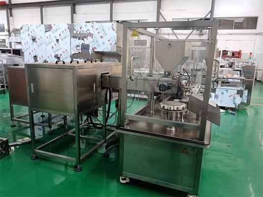 GMP-standaard gelvulmachine met schuimrecyclingfunctie en verbruik