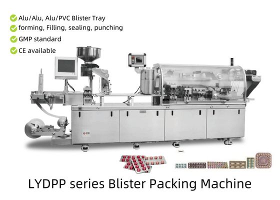 Flat Blister Pharma Packaging Machine voor orale vaste doseringen met een hoge productie-snelheid, hoge temperatuurvastheid en duurzaamheid